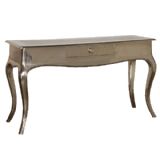 Lavish Silver Metal Console Table